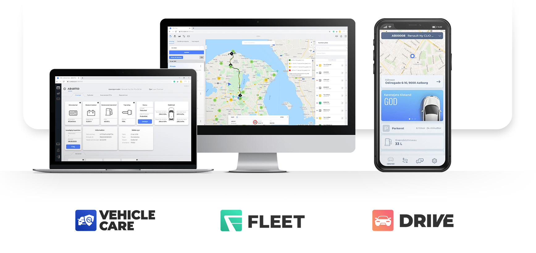 Connected car tjenester designet til at løse køretøjsrelaterede opgaver